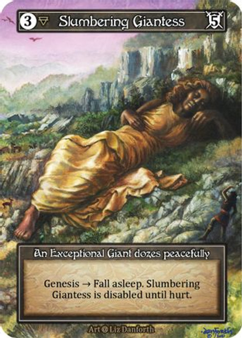 Slumbering Giantess (Foil)  - Alpha Foil