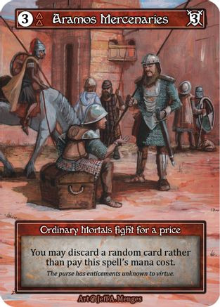 Aramos Mercenaries (Foil)  - Beta Foil
