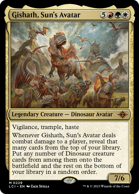 Gishath, Sun's Avatar (LCI-229) - The Lost Caverns of Ixalan