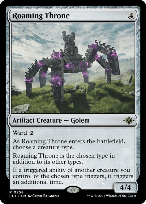 Roaming Throne (LCI-258) - The Lost Caverns of Ixalan Foil