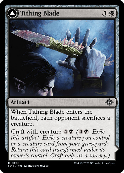 Tithing Blade // Consuming Sepulcher (LCI-128) - The Lost Caverns of Ixalan Foil