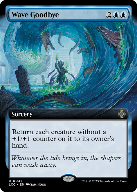 Wave Goodbye (LCC-047) - The Lost Caverns of Ixalan Commander: (Extended Art)