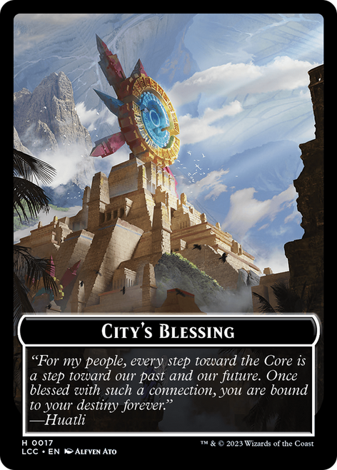 City's Blessing (TLCC-017) - The Lost Caverns of Ixalan Commander Tokens Foil