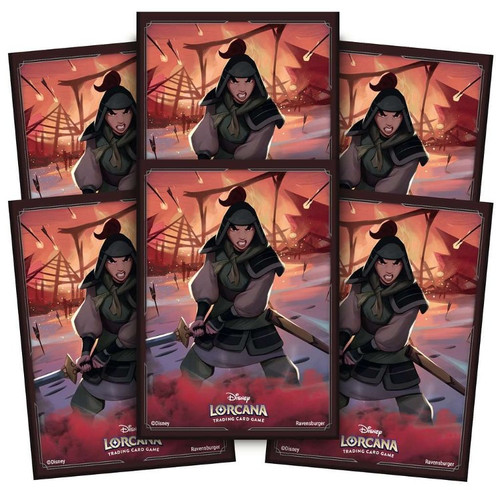 Disney Lorcana TCG: Rise of the Floodborn - Mulan - Matte Card Sleeves (65)