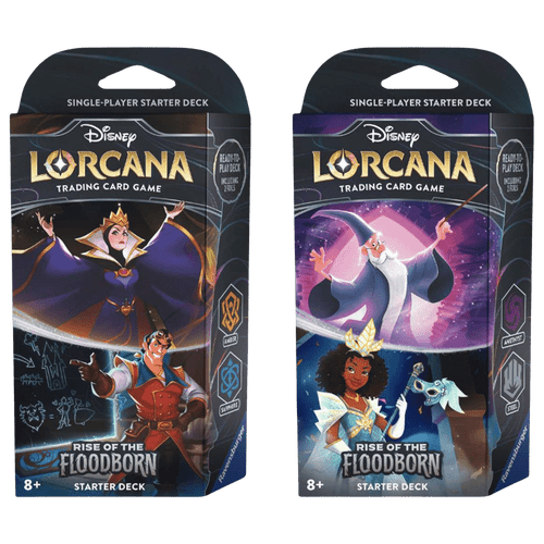 Disney Lorcana TCG: Rise of the Floodborn - Starter Deck (Set of 2)