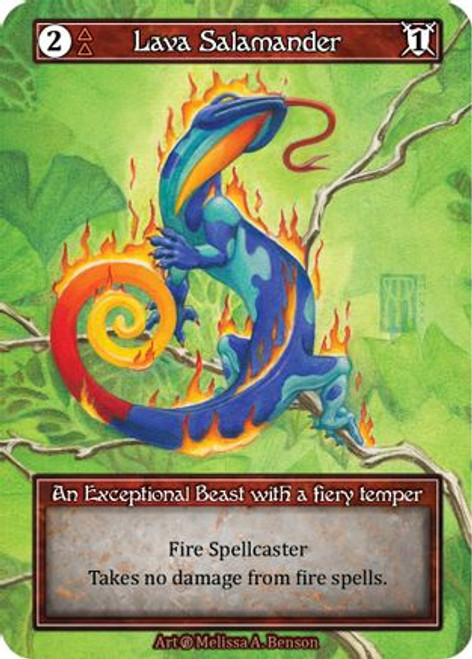 Lava Salamander (Foil)  - Beta Foil