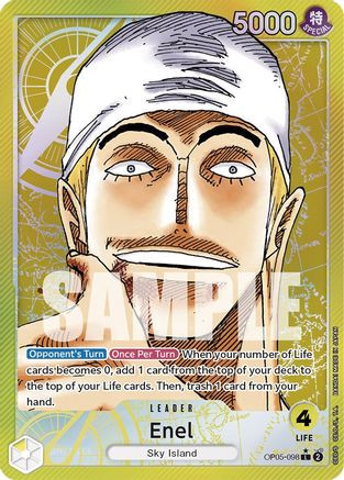 Enel (098) (Alternate Art) (OP05-098) Awakening of the New Era Foil
