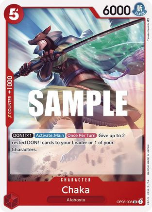 Chaka (OP05-008) Awakening of the New Era