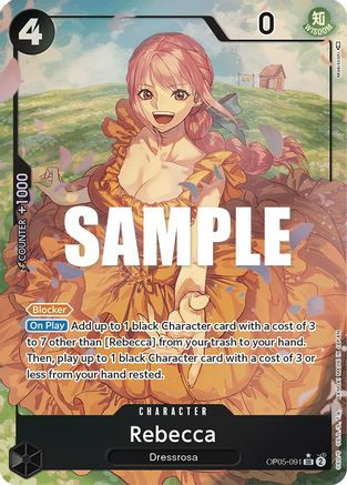 Rebecca (Alternate Art) (OP05-091) Awakening of the New Era Foil