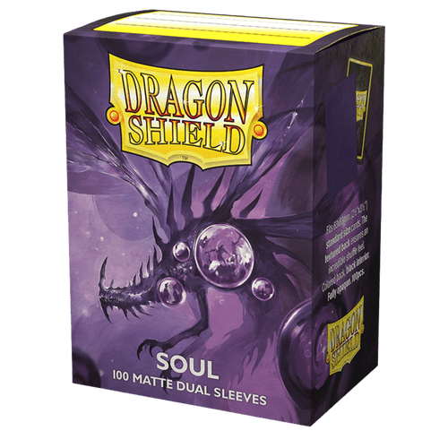 Dragon Shield: "Soul" Metallic Purple - Matte Dual Card Sleeves (100ct)