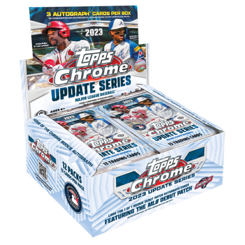 2023 Topps Chrome Update Series Baseball Hobby Jumbo Box