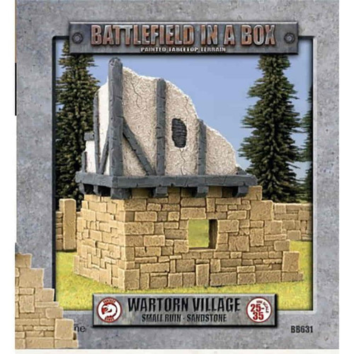 Battlefield in a Box: Wartorn Village - Sandstone Small Ruin (Ding & Dent)