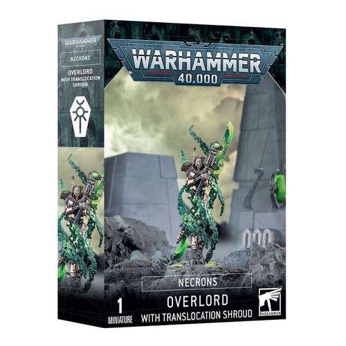 Warhammer 40K: Necrons - Overloard with Translocation Shroud (10th Edition)