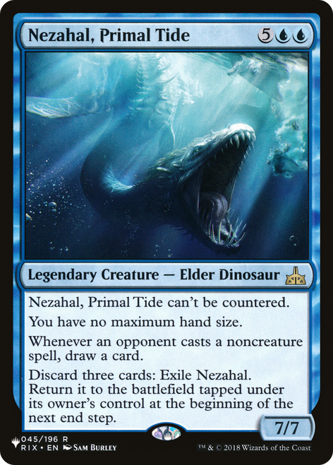 Nezahal, Primal Tide (LIST-RIX-45) - The List
