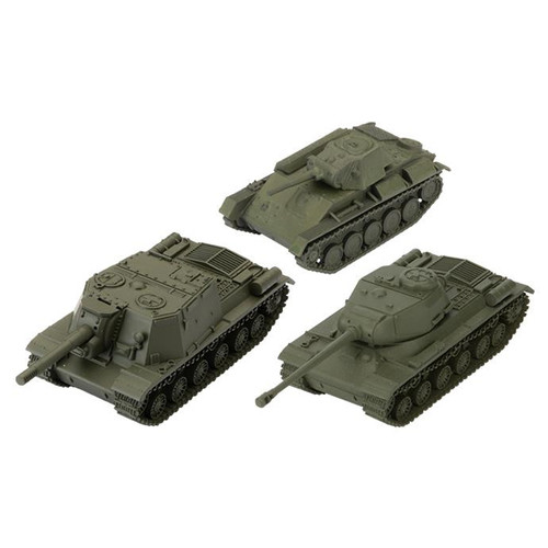 World of Tanks Miniatures Game: Wave 2 Tank Platoon - Soviet (T-70, IS-2, ISU-152)