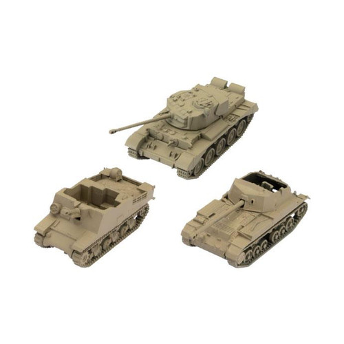 World of Tanks Miniatures Game: Wave 3 Tank Platoon - British (Comet, Sexton II, Archer) (PREORDER)