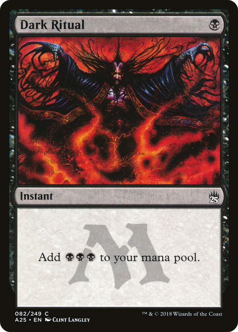 Dark Ritual (A25-082) - Masters 25 Foil