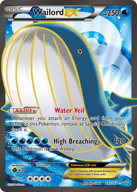 Wailord-EX 147/160 - Primal Clash Holofoil (LP)