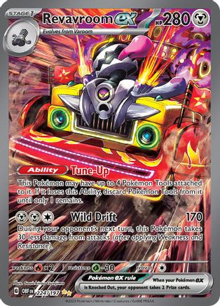 Revavroom ex 224 - SV03 Obsidian Flames Holofoil (LP)