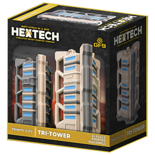 Battlefield in a Box: Hextech Terrain - Trinity City - Tri-Tower (Wave 3)
