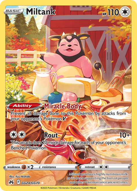 Miltank GG24/70 - Crown Zenith Galarian Gallery Holofoil (LP)