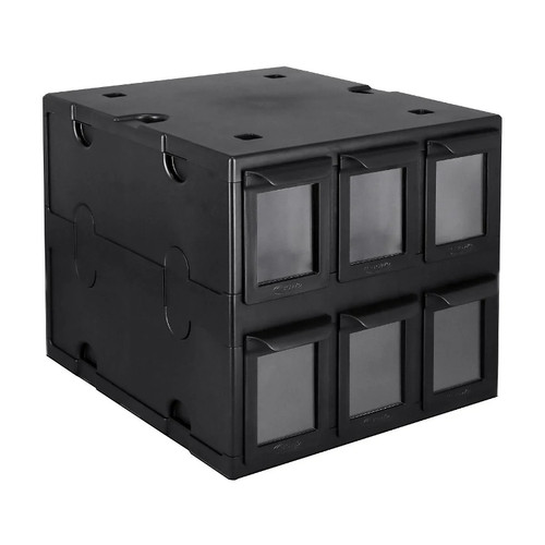 BCW Supplies: 6 Drawer Card Catalog - Black