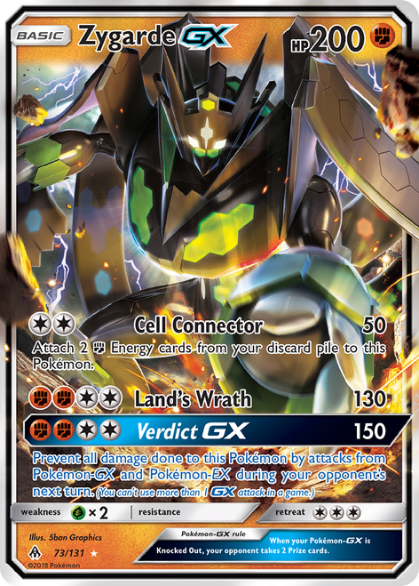 Zygarde-GX 73/131 - Forbidden Light Holofoil (LP)