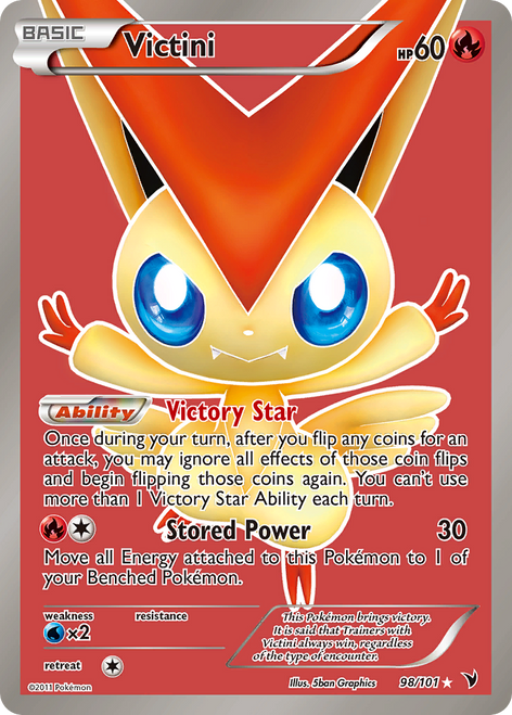 Victini 98/101 - Noble Victories Holofoil (LP)