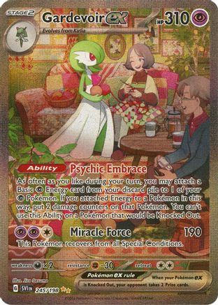Gardevoir ex - 245/198 245 - SV01 Scarlet  Violet Base Set Holofoil (LP)