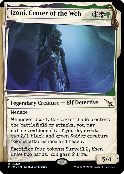 Izoni, Center of the Web (MKM-362) - Murders at Karlov Manor: (Showcase)