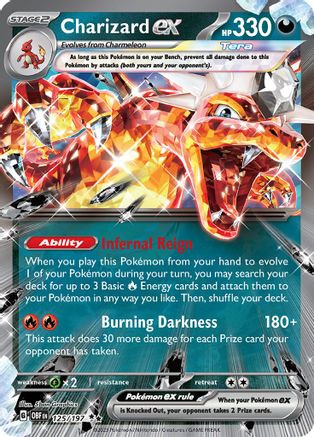 Charizard ex 125 - SV03 Obsidian Flames Holofoil (LP)