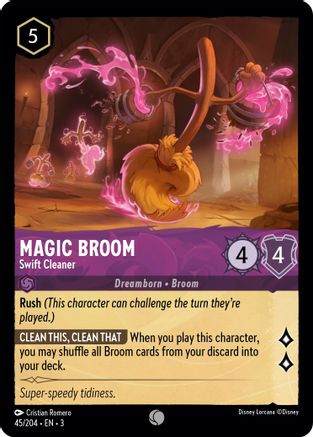 Magic Broom - Swift Cleaner (45//204) - Into the Inklands