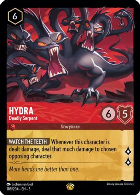 Hydra - Deadly Serpent (108/204) - Into the Inklands Cold Foil