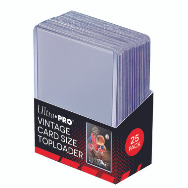 Ultra Pro Toploaders: 2-5/8in x 3-3/4in Vintage Sized (25ct)
