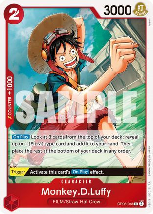 Monkey.D.Luffy (OP06-013) Wings of the Captain Foil