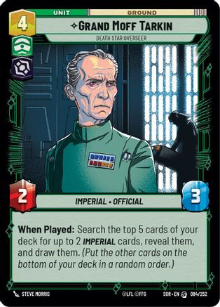 Grand Moff Tarkin - Death Star Overseer (084/252) - Spark of Rebellion