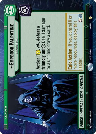 Emperor Palpatine - Galactic Ruler (Hyperspace) (273) - Spark of Rebellion