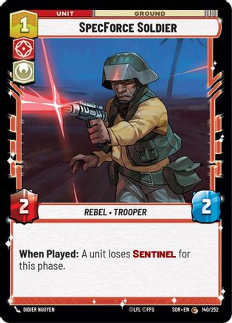 SpecForce Soldier (140/252) - Spark of Rebellion Foil