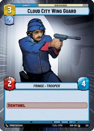 Cloud City Wing Guard (Hyperspace) (328) - Spark of Rebellion Foil
