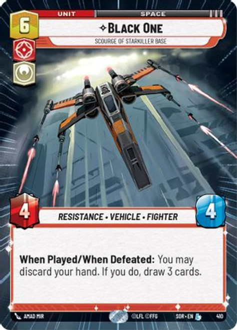 Black One - Scourge of Starkiller Base (Hyperspace) (410) - Spark of Rebellion Foil