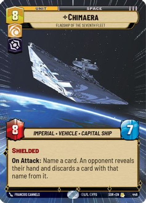 Chimaera - Flagship of the Seventh Fleet (Hyperspace) (448) - Spark of Rebellion Foil