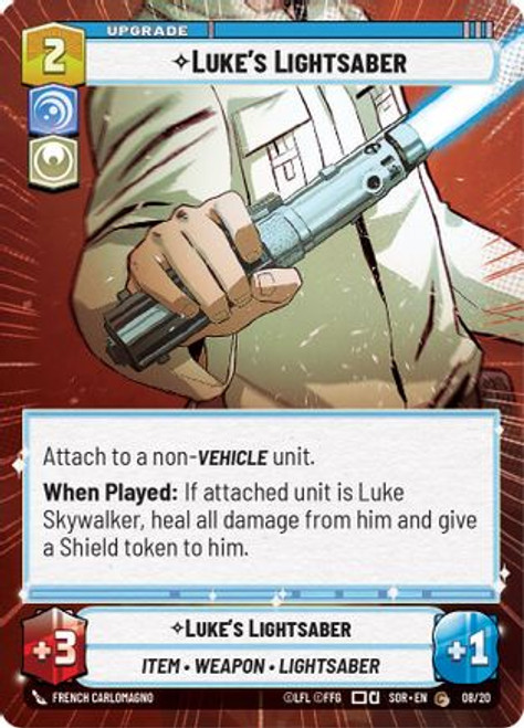 Luke's Lightsaber (Hyperspace) (08/20) - Weekly Play Promos 