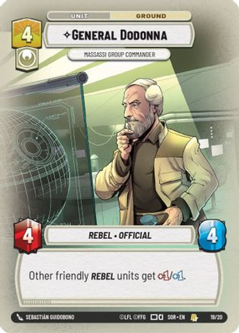 General Dodonna - Massassi Group Commander (19/20) - Weekly Play Promos 