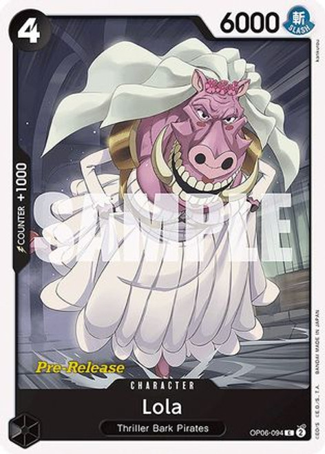 Lola (OP06-094) Wings of the Captain Pre-Release Cards 