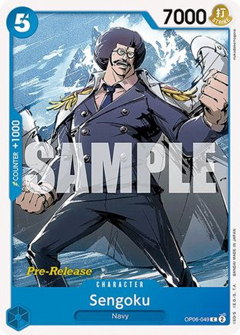 Sengoku (OP06-049) Wings of the Captain Pre-Release Cards 