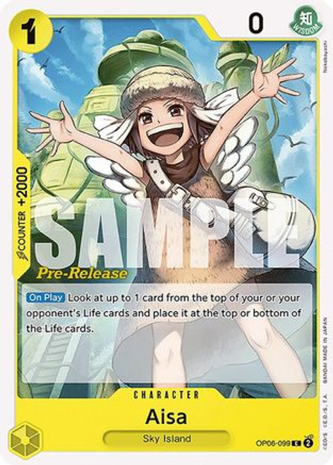 Aisa (OP06-099) Wings of the Captain Pre-Release Cards 