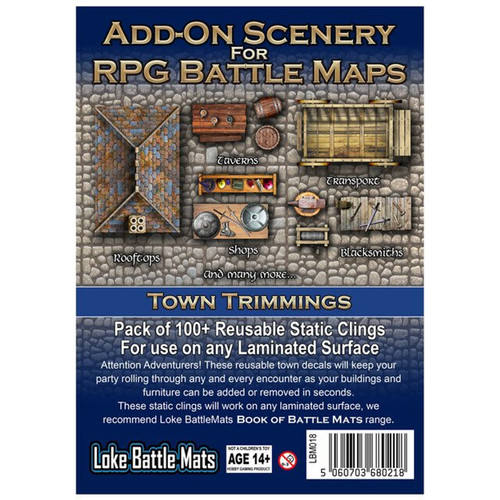 Add-on Scenary for RPG Battle Maps: Town Trimmings