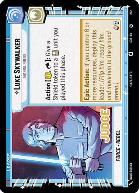 Luke Skywalker - Faithful Friend (002/002) - Judge Promos Foil