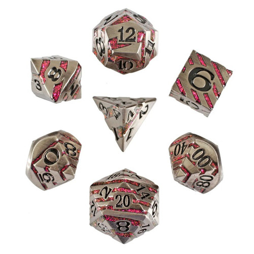 Forged Gaming: Molten Ore - Polyhedral Metal Dice Set (7ct)