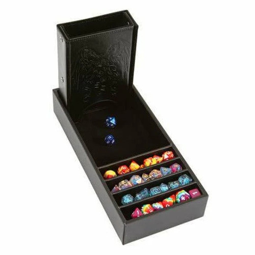 Forged Gaming: Citadel Dice Tower and Dice Tray (Black)